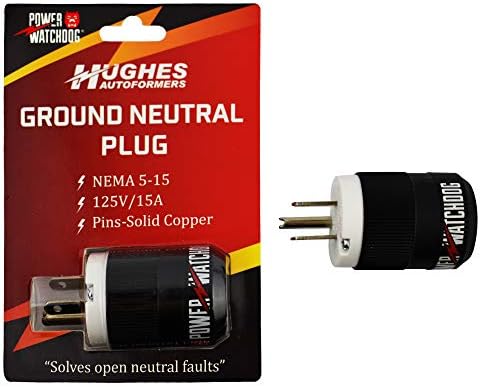 Hughes Autoformers Ground Neutral Bonded Plug Power Watchdog