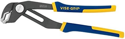 IRWIN VISE-GRIP Pliers, V-Jaw, 10-Inch, Press & Slide Button, Anti-Pinch, Anti-Slip (2078110) Irwin