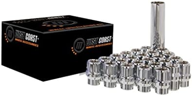 W5514SEO 14 mm x 1.5" Spline Extended Length Open End Wheel Lug Nut Installation Kit - 5 Lug West Coast Wheel Accessories