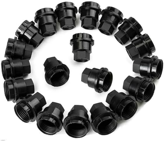 20Pcs Black Lug Nut Covers Cap for Chevrolet S10 Blazer and for GMC Jimmy Sonoma 15661036 Sunner Thinken