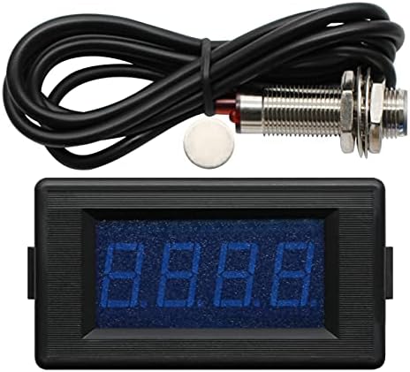 DIGITEN DC 12V 24V 4 Digital Blue LED Counter Meter Up Down+Hall Proximity Switch Sensor Digiten