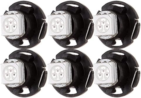 cciyu 6 Pack White T4.7 Neo Wedge 5050 Led for A/C Bulbs Lamp Light Fits For 2001-2012 For Dodge Ram 1500 Van Intrepid Dakota Caravan Grand Caravan Ram 5500 4500 3500 Van 3500 Cciyu