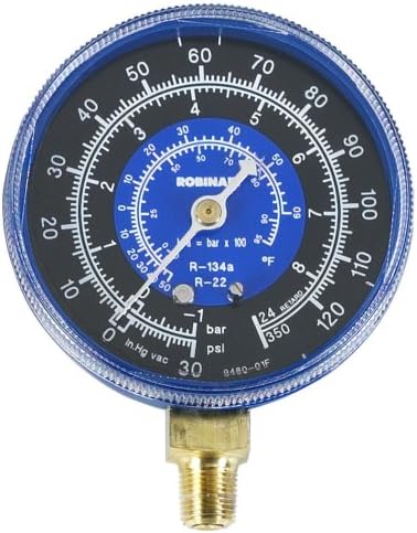 Robinair (11794) Universal Compound Replacement Gauge 4.1 x 3.4 x 1.2 inches Robinair