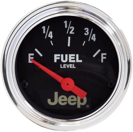 Auto Meter 880428 Jeep Electric Fuel Level Gauge, 2 1/16" - Short Sweep/Electric Auto Meter