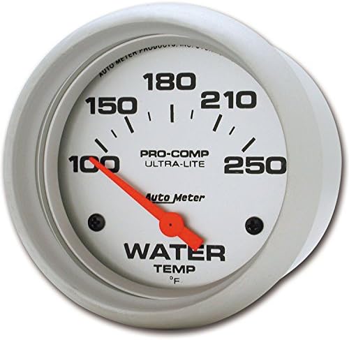 Auto Meter 4437 Ultra-Lite Electric Water Temperature Gauge Auto Meter