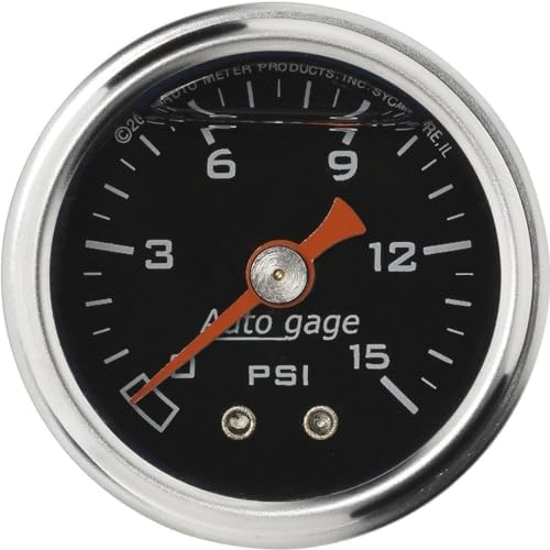 Auto Meter 2172 Autogage Fuel Pressure Gauge Auto Meter