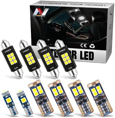 2 Pcs Dome Light LED Car Interior Bulb Kit Compatible With 2010-2015 Camaro, 194 (2B), Car License Plate Map Light, IN-LED-KIT-019 Nuvision Lighting