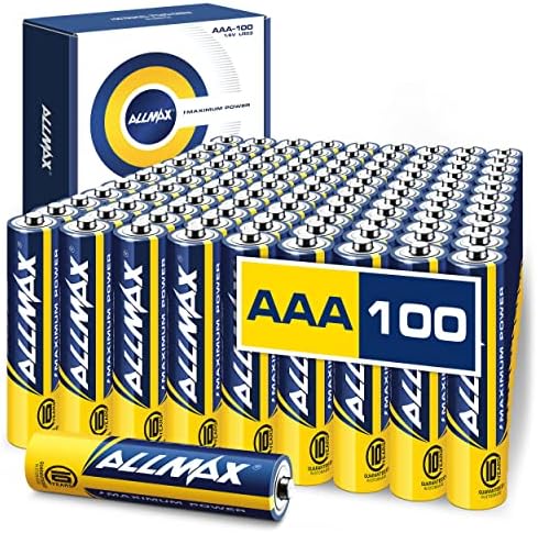 Allmax AAA Maximum Power Alkaline Triple A Batteries (12 Count) – Ultra Long-Lasting, 10-Year Shelf Life, Leakproof Design, Maximum Performance – 1.5V Allmax Battery