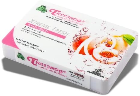 Автоароматизатор TreeFrog Xtreme Fresh с ароматом белого персика, 200 г Auto Dynasty