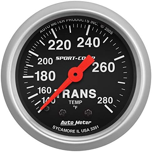 Auto Meter 3351 Sport-Comp Mechanical Transmission Temperature Gauge Auto Meter