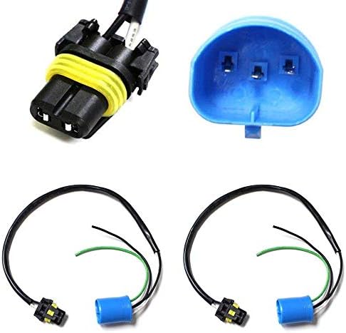 iJDMTOY 9006-To-9007 Conversion Wires Adapters/Power Cords Compatible with Light Retrofit Installation IJDMTOY