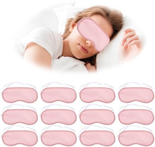 Маска для сна GLEAVI 16pcs Eye Mask Sleeping Blindfold Soft Sleeping Blindfolds Sleep Silk Eyemask Men Nightgown Sleep Eye Mask Silk Extend Polyester Adjustable Man GLEAVI