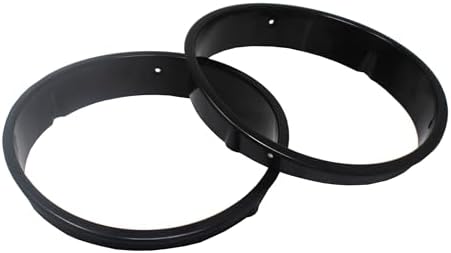 JSP Manufacturing Pair Headlight Bezel Cover for Jeep Wrangler TJ 1997-2006 Headlamp Trim Inserts JSP Manufacturing