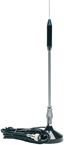 RoadPro (RP-711) 24" Magnet Mount Stainless Steel CB Antenna Kit, Black Roadpro