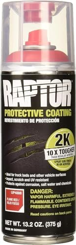 Raptor UP4884 Basalt Gray Bedliner 13.02 Oz 2K Aerosol, Basalt Gray, 400ml U-Pol