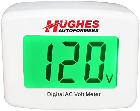 Hughes Autoformers Dual Color DVM Dual Color Digital Voltmeter Power Watchdog