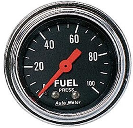 Auto Meter 2412 Traditional Chrome Mechanical Fuel Pressure Gauge Auto Meter