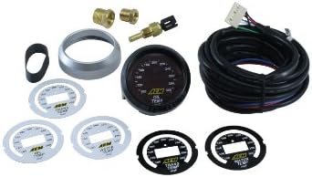 AEM 30-4402 100-300F Oil, Transmission or Water Temperature Gauge Aem