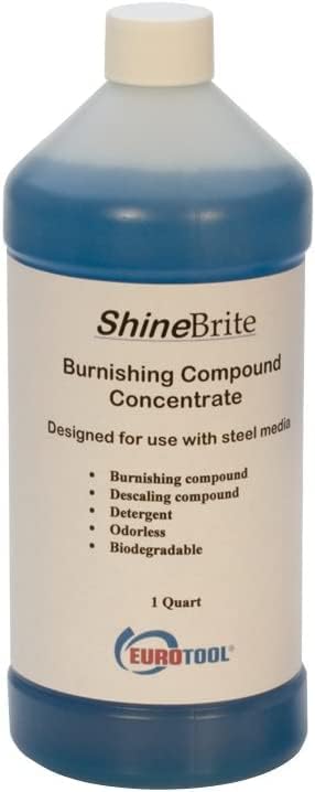 Shinebrite Burnishing Compound, Quart Eurotool