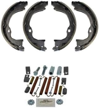 Emergency Parking Brake Shoes & Spring Kit for Jeep Wrangler 07-23 68003589AA Mac