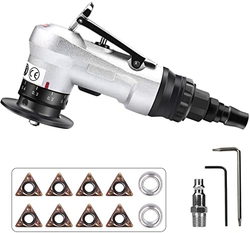 Мини пневматическая машина для снятия фасок под углом 45°, с регулировкой скорости и 8 сменными вставками Si Fang