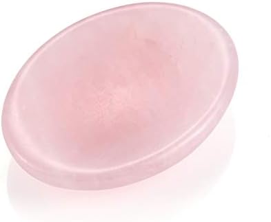 CrystalTears Rose Quartz Crystal Worry Stone Healing Crystal Oval Pocket Palm Stone Tumbled Polished Thumb Worry Stones for Anxiety Stress Relief Meditation Crystal Terapy CrystalTears