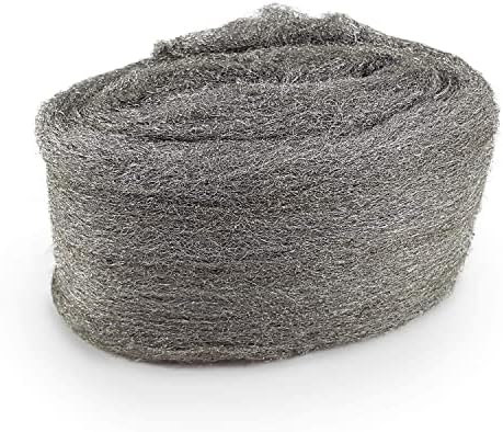 ✮CZ Store✮ - Stainless Steel Wool |13 FT| Grade 0000 Metal Wire Mesh - Soft, Flexible, Reusable - for Cleaning, Buffing, Polishing Glass, Windows, Tiles, Wood, Metal, Copper, Brass CZ Store