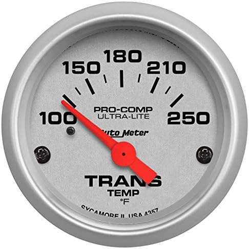 Auto Meter 4357 Ultra-Lite Electric Transmission Temperature Gauge, 2 1/16" Auto Meter