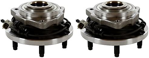 AutoShack Front Wheel Hub Bearing Pair of 2 Driver and Passenger Side Replacement for 2005-2010 Jeep Grand Cherokee 2006-2010 Commander 3.0L 3.7L 4.7L 5.7L 6.1L V6 V8 4WD AWD RWD 5-Lug HB613236PR Auto Shack