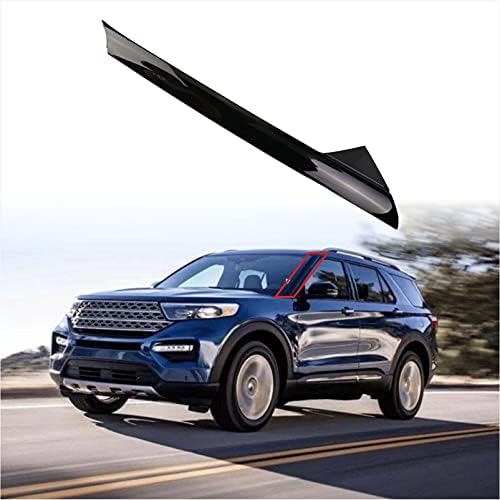 A-Pillar Front Molding Windshield w/Side Tape Fit for 2011-2019 Ford Explorer 4 Door Utility BB5Z-7803145-AA BB5Z-7803137-AB 926-450 (Left 2 Pack Outer and Inner) Dolksn