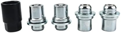 M12 x 1.5mm Wheel Lock Set Lug Bolts Fits for BMW 128i 135i 318i 323i 325i 328i 330i 335i 525i 528i Z3 Z4 M3 M5 M6 Replacement 36136786419 36131180882 Mcmmldm