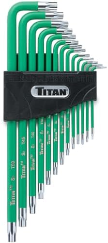 Titan 12764 22-Piece SAE and Metric Hex Key Set Titan