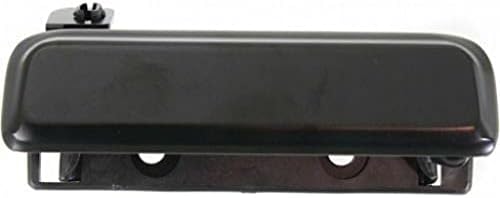 For Ford Mustang 1979-1993 Exterior Door Handle Front, Driver Side Smooth Black | Trim:All Submodels | FO1310113 | E7FZ7822405A KarParts360