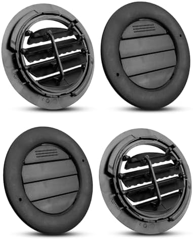 4 Pcs Headliner Ceiling Roof AC Heat Air Vent Duct Outlet Louvre Fit for Ford Lincoln Expedition Navigator 5.4L 2011 2012 2013 2014 Replace BL1Z-19893-AA BL1Z19893AA Qaggum