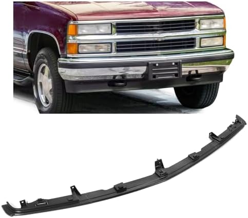 HECASA Front Bumper Filler Trim Compatible with 1994-2000 Chevy Chevrolet GMC C/K 1500 2500 3500 Suburban Blazer Tahoe Yukon Cadillac Escalade Replacement for 12376285 GM1087180 Retainer Panel Molding Hecasa