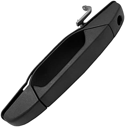 NPAUTO Exterior Front Driver Door Handle Compatible with 2007 2008 2009 2010 2011 2012 2013 Chevy Silverado 1500 2500 3500 Suburban Avalanche Tahoe Sierra Yukon XL, Black, 80574 15915106 Npauto