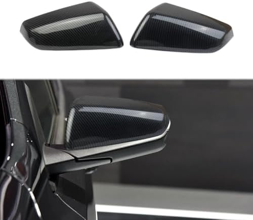 Korlot Carbon Fiber Side Door Mirror Cover Molding Trim for GMC Terrain 2018-2024 Korlot