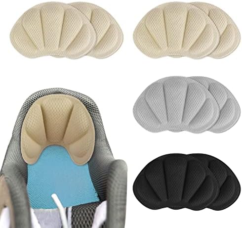 Anti Slip Heel Grips for Men and Women, 4Pairs Self-Adhesive Heel Pads for Shoes That are Too Big Heel Support Cushions Insert, Heel Grips Liner for Preventing Heel Slip and Blister IUYYPU