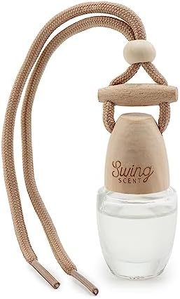 Air Freshener Hanging Fragrance Diffuser For Car or Small Space (Black Snow) Swing Scent