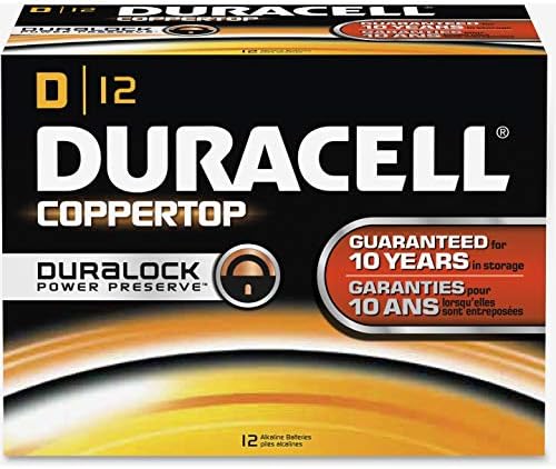 Щелочные батарейки MN13RT8Z CopperTop, D, 8 шт., надёжная энергия на 10 лет Duracell