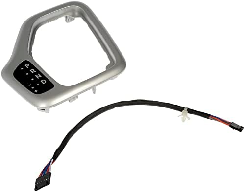 Dorman 601-402 Shifter Bezel with Harness Kit Compatible with Select Jeep Models, Silver Dorman