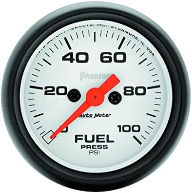 Auto Meter 5763 Phantom Electric Fuel Pressure Gauge, 2-1/16" (52.4mm) Auto Meter