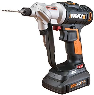 Беспроводной шуруповерт Worx WX176L.9 20V Power Share Switchdriver 2-в-1, 12 настроек крутящего момента WORX