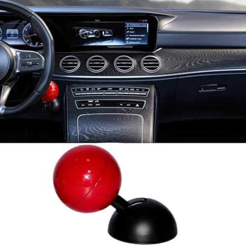 Car One-Touch Button Start Rocker, Metal Ball-Bar Start Stop Button Cover Protector, Car Engine Button Joystick, Car Interior Decorative Accessories for Most Vehicles Glsowee