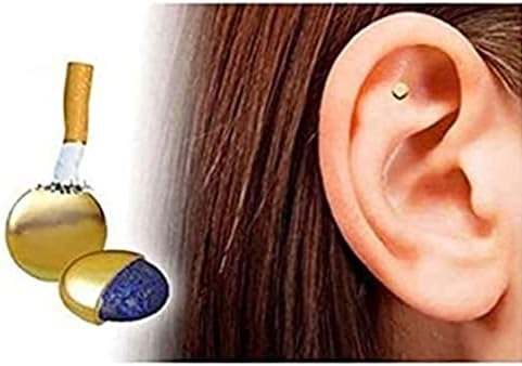 Greendou 2PCS Magnetic Therapy Quit Stop Smoking Smoke Magnet Magnetic Therapy Ear Auricular Loss Weight Acupressure--QQ740154538 Greendou