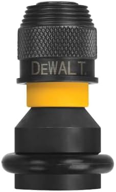 Адаптер DeWalt DW2298 с квадратом 1/2 дюйма на 1/4 дюйма с быстрозажимной системой, момент 2000 дюйм-фунтов Dewalt