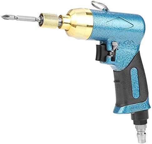 Handhold Screw Gun Air Straight Pneumatic Screwdriver with Screw Bit 5H 9000rpm(Screwdriver bit Random Color) Walfront