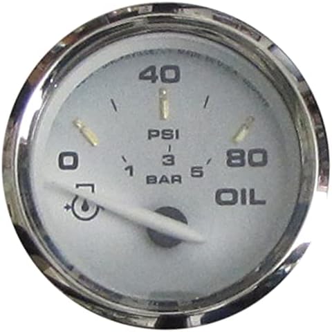 Faria 19002 Kronos Oil Pressure Gauge (80 PSI) - 2" Faria