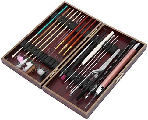 Ear Wax Removal, Stainless Steel Curette Made of Stainless Steel Material Ear Wax Pickers 20pcs with Storage Box for Pick Ear Wax for Clean Ear Wax BYERZ