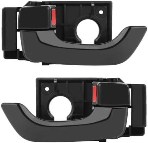 ‎LUJUNTEC Interior Door Handles,Front Inside Door Handles,Front Driver Passenger Side,Replacement for 2003-2008 for Hyundai for Tiburon,2pcs Balck Handles Replace 82620-2G000K2 Lujuntec